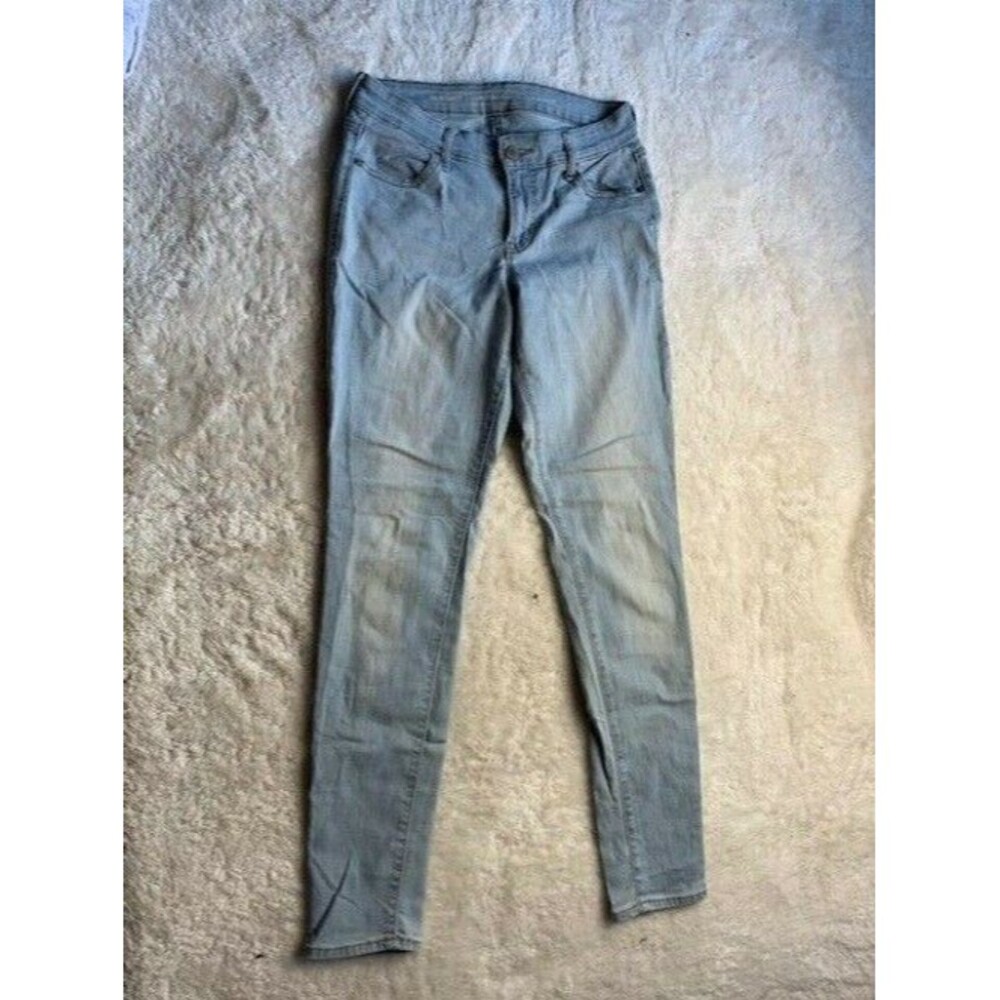Old Navy Womens Jeans Size 4 Regular Light Wash Medium Rise Super Skinny Stretch